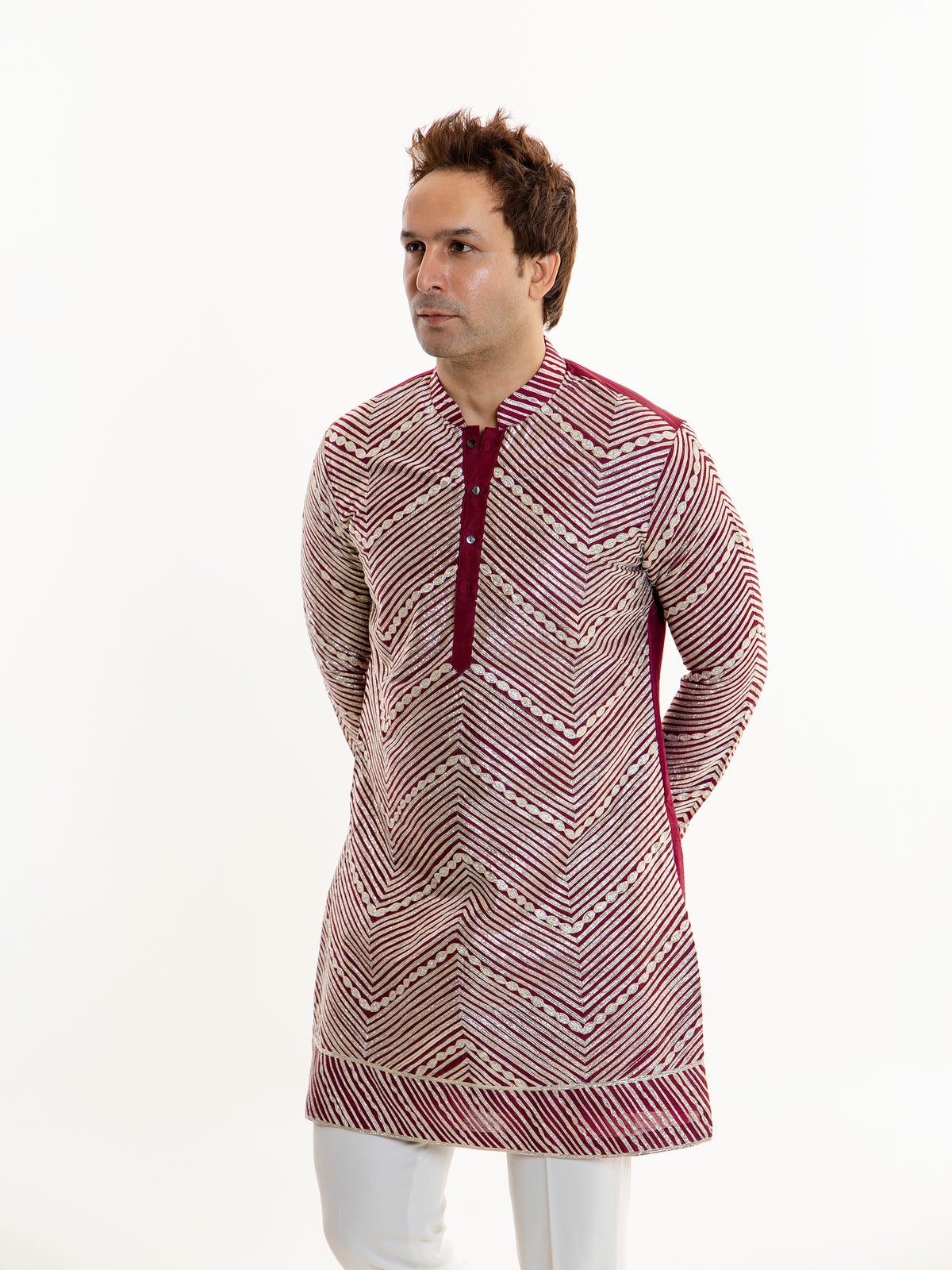 GOLDEN GOTTA WORK KURTA PANT SET