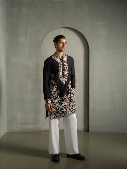 DORI THREAD EMBROIDERY KURTA PANT SET