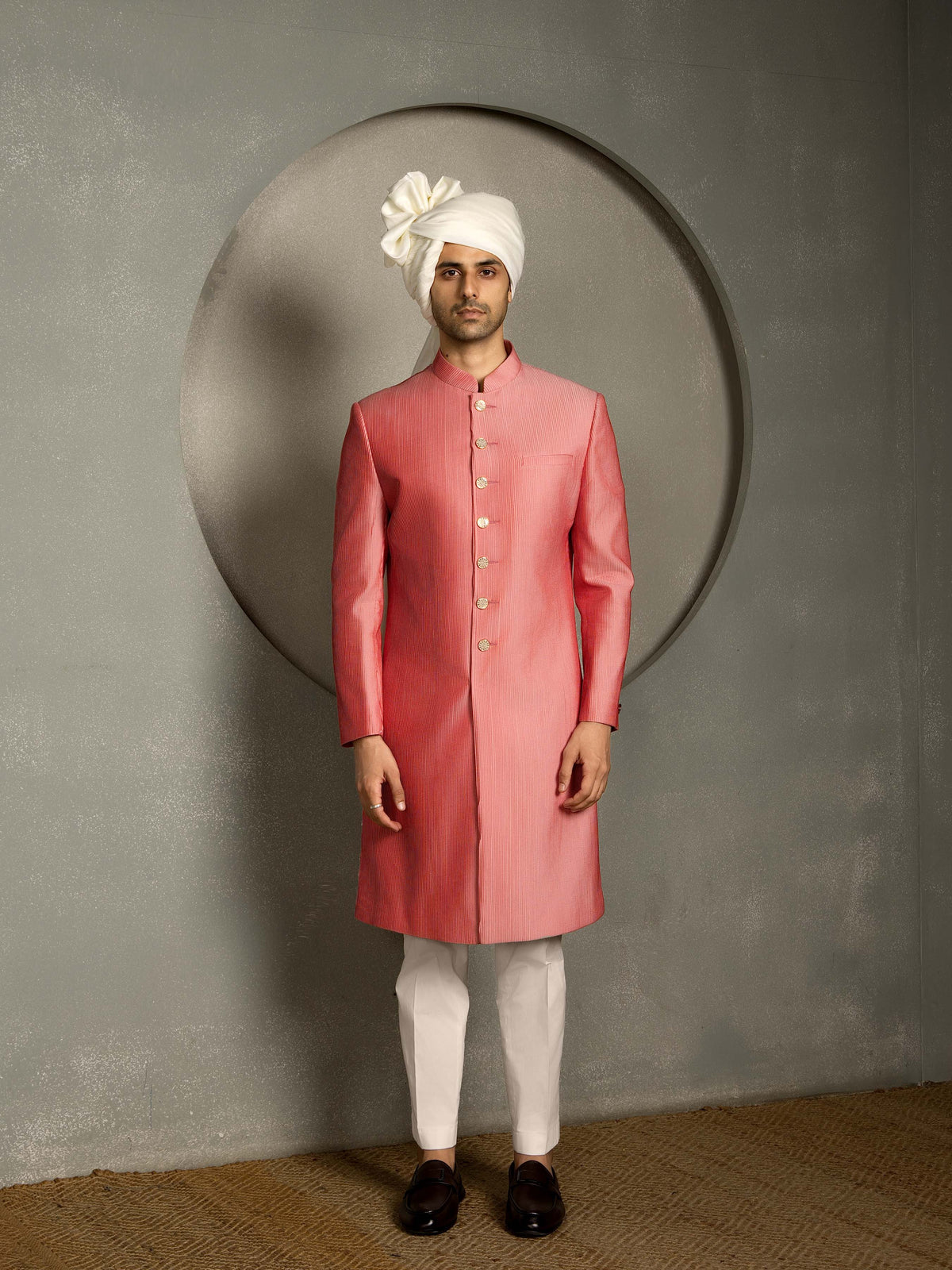 PINTUCK SHERWANI SET