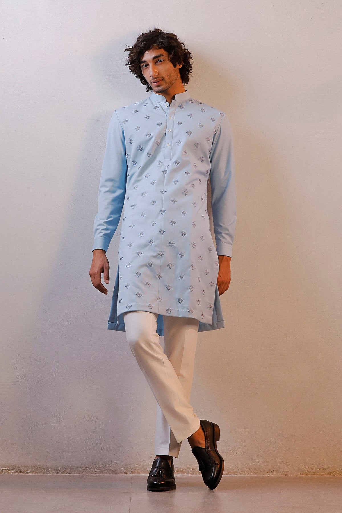 POWDER BLUE KURTA SET