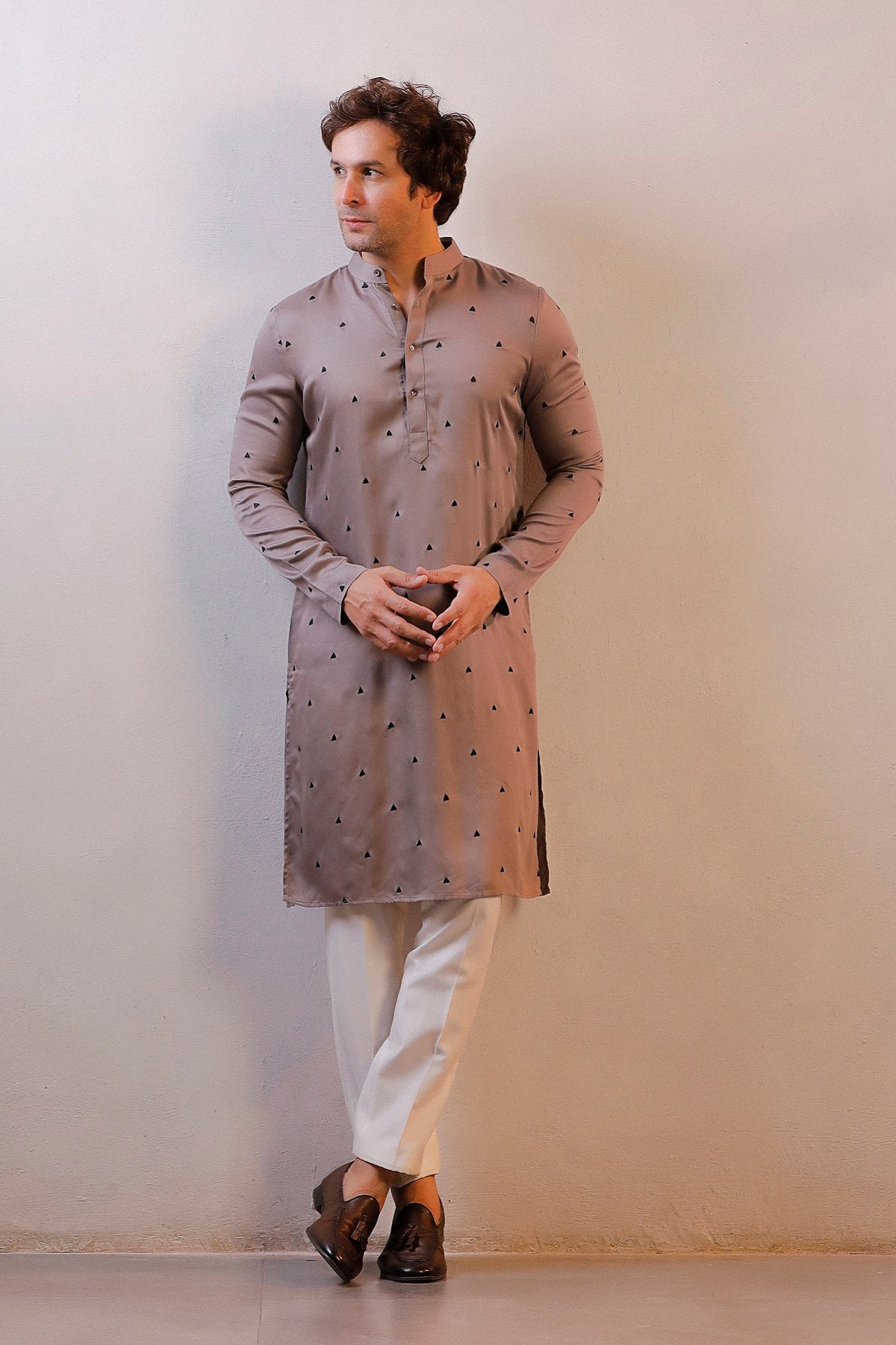 COCO BROWN KURTA SET