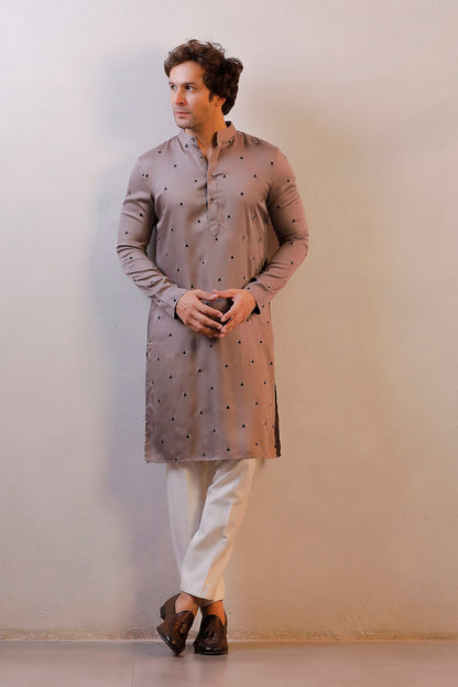 COCO BROWN KURTA SET