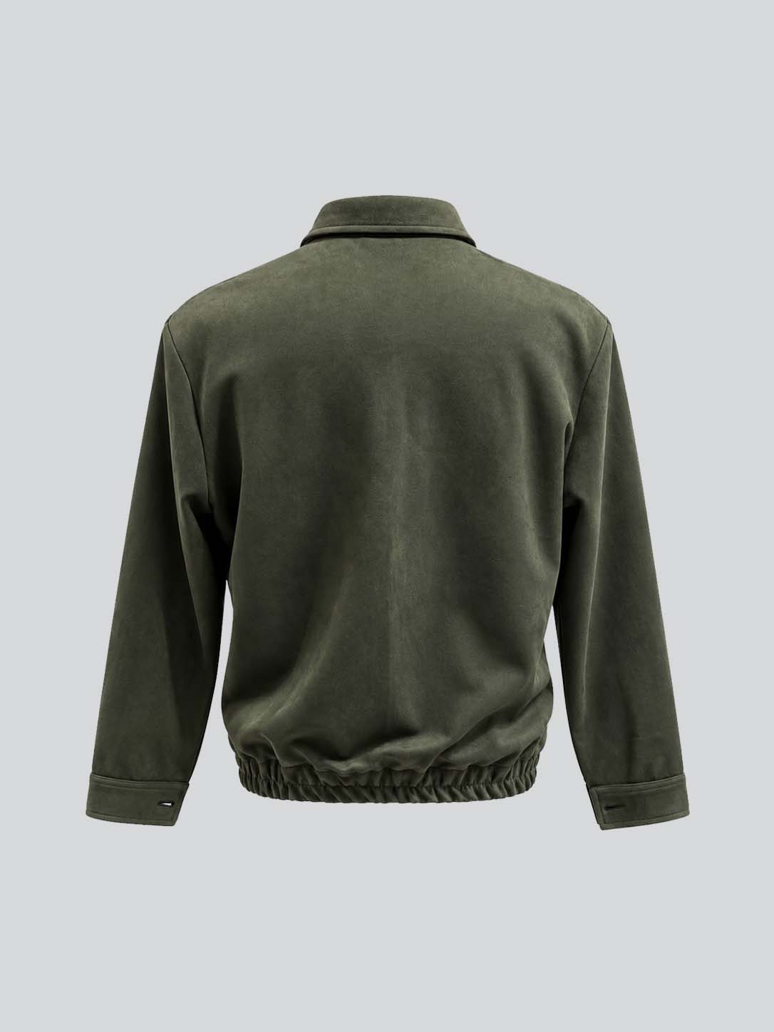 OLIVE GREEN EMBELLISHED JACKET