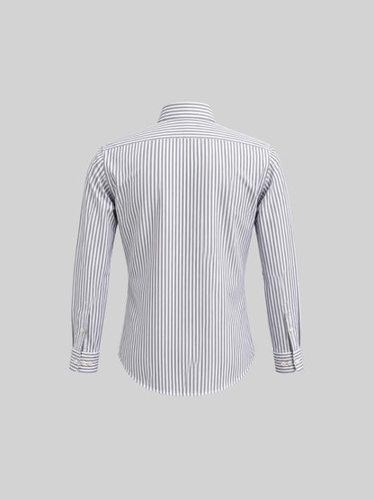 Striped Cotton Shirt with Pocket