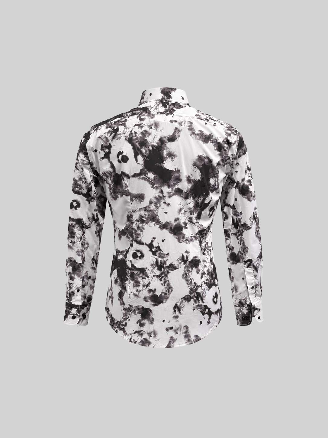 ABSTRACT PRINT COTTON SHIRT