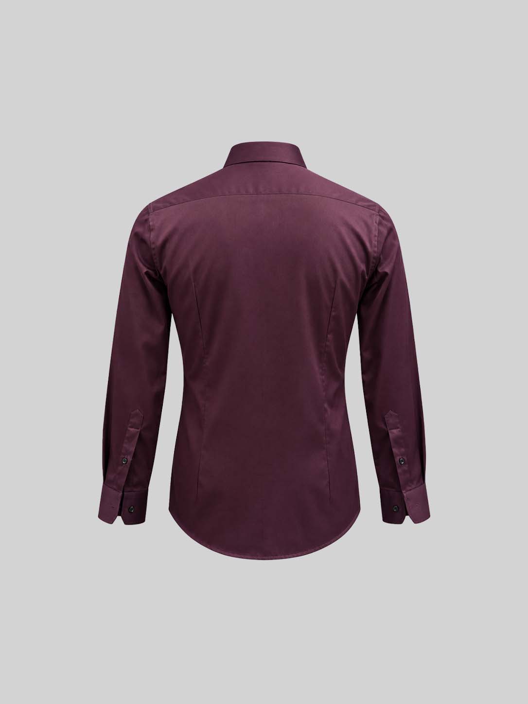 Cotton Satin Shirt with Thread Embroidery