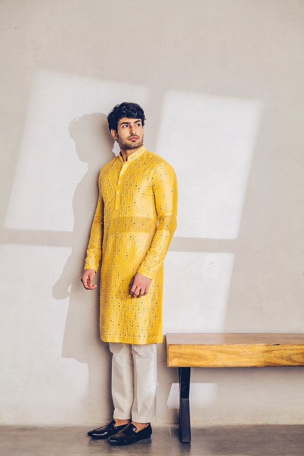 MUSTURAD MIRROR KURTA SET