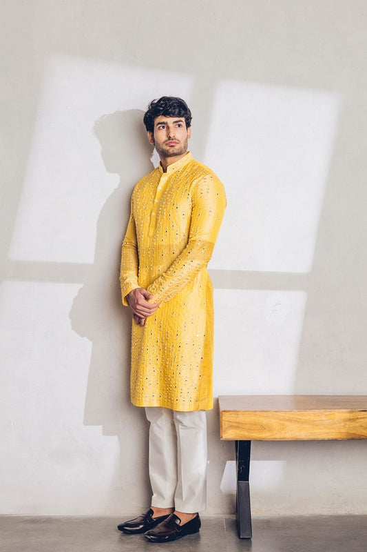 MUSTURAD MIRROR KURTA SET