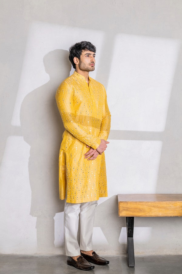 MUSTURAD MIRROR KURTA SET